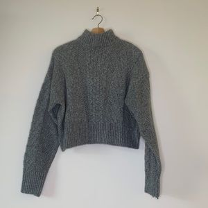 Knit turtleneck sweater